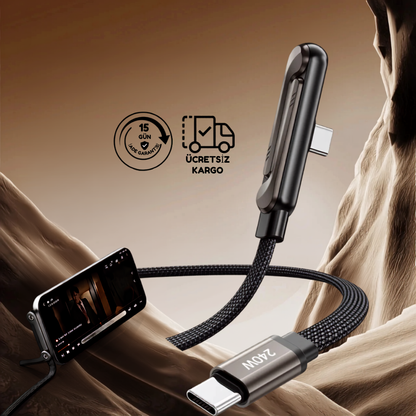 Cablesuit Standlı 240W Type-C Şarj Kablosu